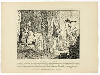 Wizja, z podróży Boswella po Hebrydach autorstwa Thomas Rowlandson