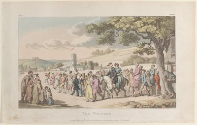 Powitanie z Wikariusza Wakefielda, 1 maja 1817, 1 maja 1817. autorstwa Thomas Rowlandson