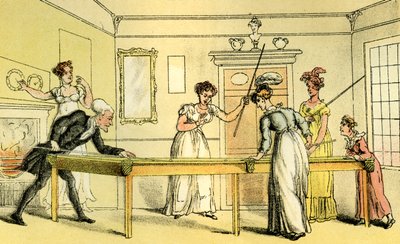 „Stół bilardowy” autorstwa Thomas Rowlandson