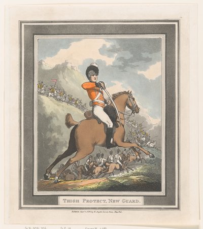 Thigh Protect, New Guard, 1 września 1798., 1 września 1798. autorstwa Thomas Rowlandson