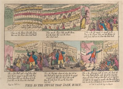 To jest Dom, który zbudował Jack, 27 września 1809 r., 27 września 1809 r. autorstwa Thomas Rowlandson