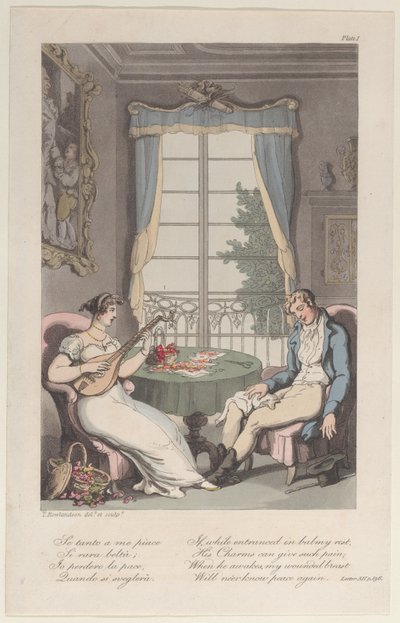 Strona tytułowa, z Neapolu i Campagna Felice: w serii listów zaadresowanych..., 1 czerwca 1815 r. autorstwa Thomas Rowlandson