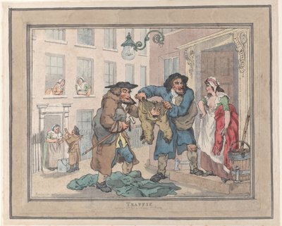Ruch uliczny, 1791., 1791. autorstwa Thomas Rowlandson