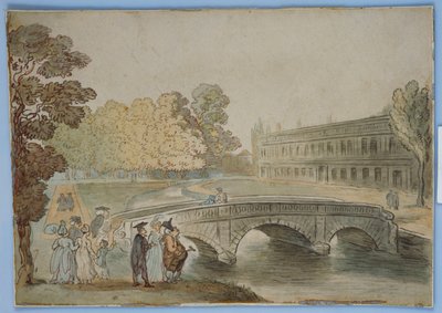 Biblioteka Trinity, Cambridge autorstwa Thomas Rowlandson