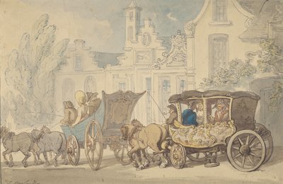 Dwa pociągi – podróżujesz po Francji autorstwa Thomas Rowlandson