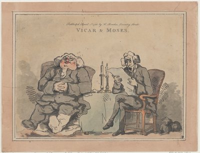 Wikariusz i Mojżesz, 1 kwietnia 1786., 1 kwietnia 1786. autorstwa Thomas Rowlandson