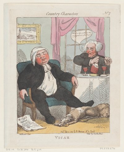 Wikariusz, 10 września 1799., 10 września 1799. autorstwa Thomas Rowlandson