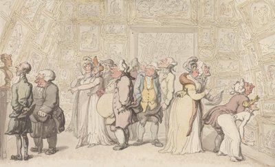 Wystawa w Królewskiej Akademii Sztuk Pięknych autorstwa Thomas Rowlandson