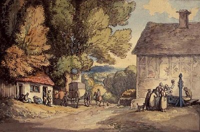 Wieś Zielona autorstwa Thomas Rowlandson