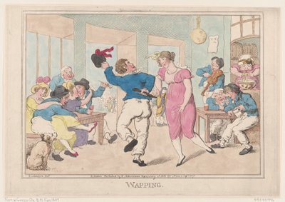 Wapping, wrzesień 1807., wrzesień 1807. autorstwa Thomas Rowlandson