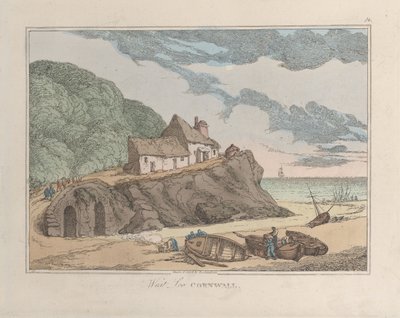 West Loo, Kornwalia autorstwa Thomas Rowlandson