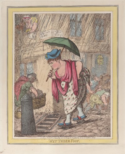 Mokre pod stopami, 10 lutego 1812 r., 10 lutego 1812 r. autorstwa Thomas Rowlandson