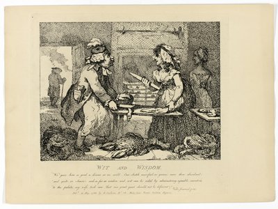 Dowcip i mądrość z podróży Boswella po Hebrydach autorstwa Thomas Rowlandson