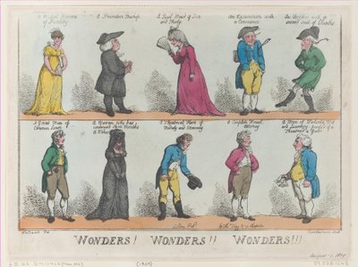 Cuda! Cuda!! Cuda!!!, [1 sierpnia 1809], przedruk., [1 sierpnia 1809], przedruk. autorstwa Thomas Rowlandson