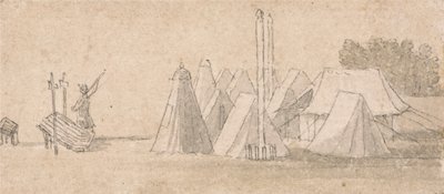 Scena obozowa autorstwa Thomas Sandby