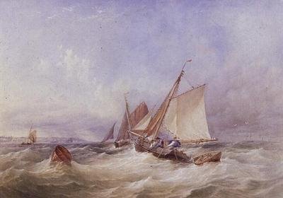 W Solent autorstwa Thomas Sewell Robins
