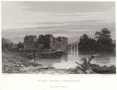 Asar Mahal w Bijapore autorstwa Thomas Shotter Boys