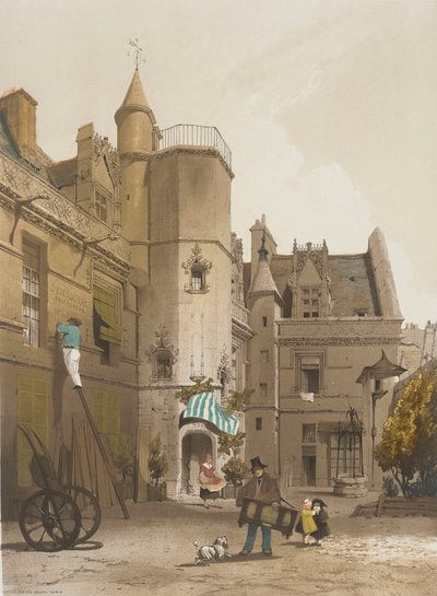 Hôtel de Cluny, Paryż autorstwa Thomas Shotter Boys