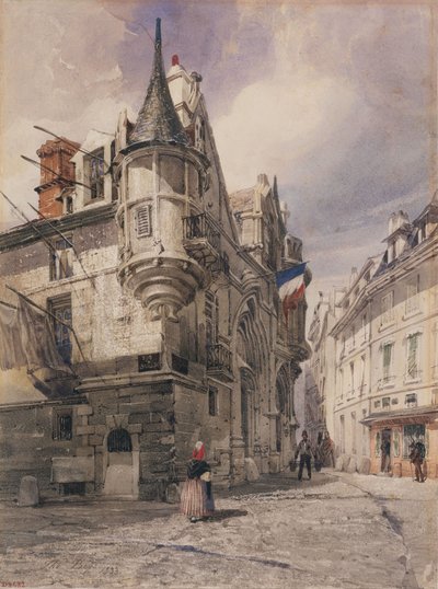 Hotel de Sens, rue du Figuier autorstwa Thomas Shotter Boys