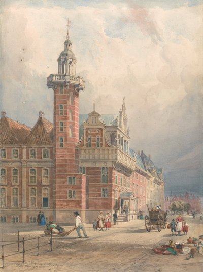 Hotel de Ville w Hadze autorstwa Thomas Shotter Boys