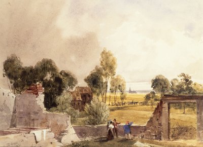 Hougoumont, Waterloo autorstwa Thomas Shotter Boys