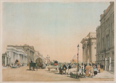 Hyde Park Corner, Londyn autorstwa Thomas Shotter Boys