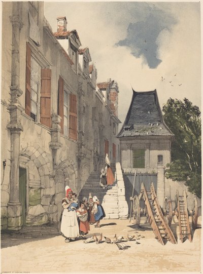 Opactwo św. Amanda, Rouen autorstwa Thomas Shotter Boys
