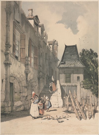 Opactwo św. Amanda, Rouen autorstwa Thomas Shotter Boys