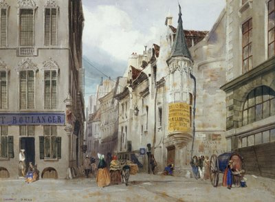Skrzyżowanie ulic Bailleul i Jean Tison, obecnie 1. dzielnica Paryża. autorstwa Thomas Shotter Boys
