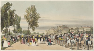 Londyn taki, jaki jest: Hyde Park, niedaleko Grosvenor Gate autorstwa Thomas Shotter Boys