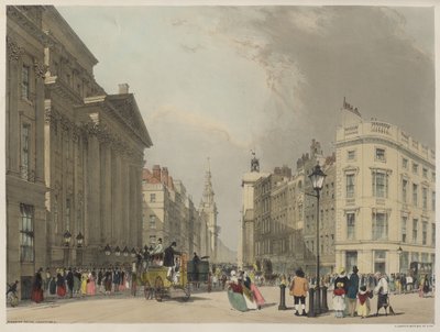 Londyn taki, jaki jest: Mansion House, Cheapside autorstwa Thomas Shotter Boys