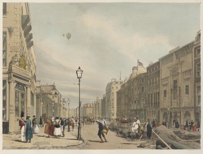 Londyn taki, jaki jest: Piccadilly, patrząc na wschód w kierunku miasta autorstwa Thomas Shotter Boys