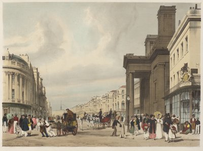 London As It Is: Regent Street, patrząc w kierunku kwadrantu autorstwa Thomas Shotter Boys