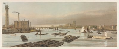 Londyn takim, jakim jest: Westminster, z mostu Waterloo, 1842. autorstwa Thomas Shotter Boys