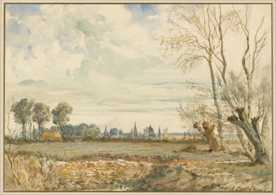 Łąki z odległym widokiem na Oksford autorstwa Thomas Shotter Boys