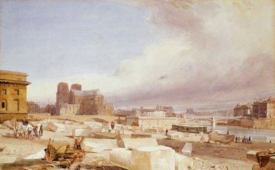 Notre Dame z Quai St. Bernard autorstwa Thomas Shotter Boys