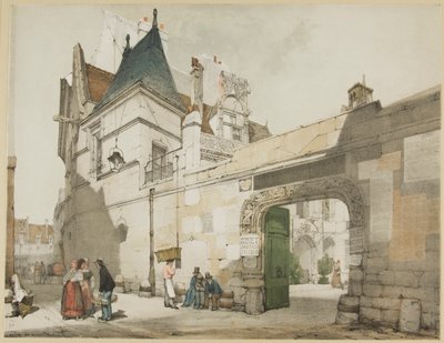 Malownicza architektura w Paryżu, Gandawie, Antwerpii, Touen itp. autorstwa Thomas Shotter Boys
