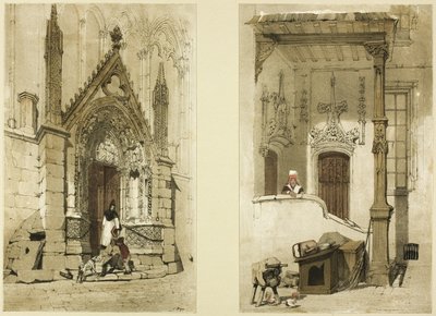 Czerwone Drzwi, Notre Dame, Paryż autorstwa Thomas Shotter Boys