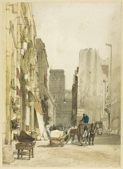 Rue Notre-Dame, Paryż autorstwa Thomas Shotter Boys