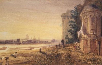 Przedmieścia Paryża (akwarela) autorstwa Thomas Shotter Boys