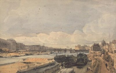 Pont des Arts, Paryż autorstwa Thomas Shotter Boys