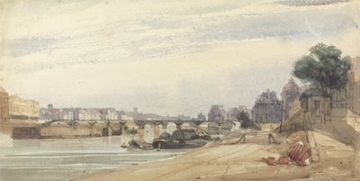 Pont des Arts w Paryżu autorstwa Thomas Shotter Boys