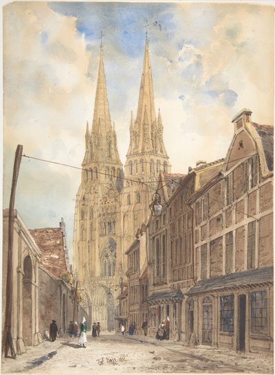 Widok Bayeux autorstwa Thomas Shotter Boys