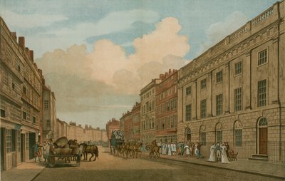 Dom zajmowany przez Kompanię Wschodnioindyjską, Leadenhall Street w Londynie, odrestaurowany w 1726 r. autorstwa Thomas Snr. Malton