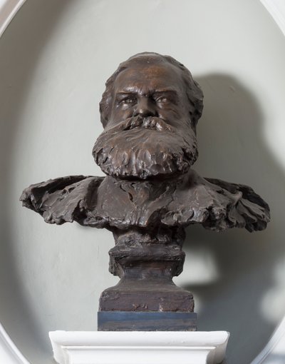 Popiersie Johna Bretta, c.1890 (brąz) autorstwa Thomas Stirling Lee