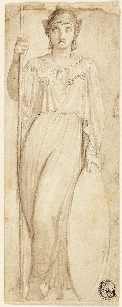 Atena lub Britannia zidentyfikowana jako Athena autorstwa Thomas Stothard