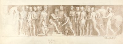 Projekt Wielkich Schodów, Pałacu Buckingham, Centrum i 2d autorstwa Thomas Stothard