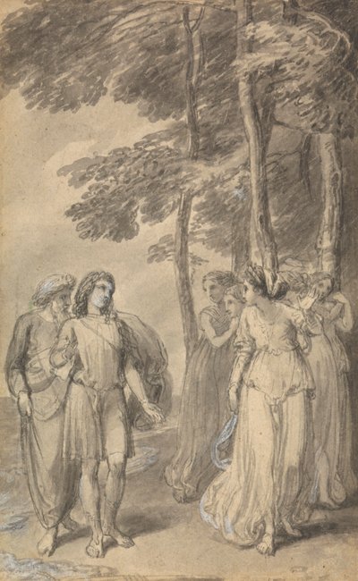 Jedna z sześciu ilustracji do „Przygód Telemacha syna Ulissesa” Fenelona autorstwa Thomas Stothard