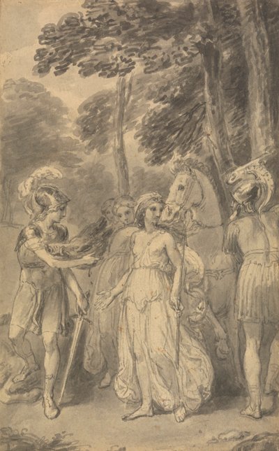 Jedna z sześciu ilustracji do „Przygód Telemacha syna Ulissesa” Fenelona autorstwa Thomas Stothard