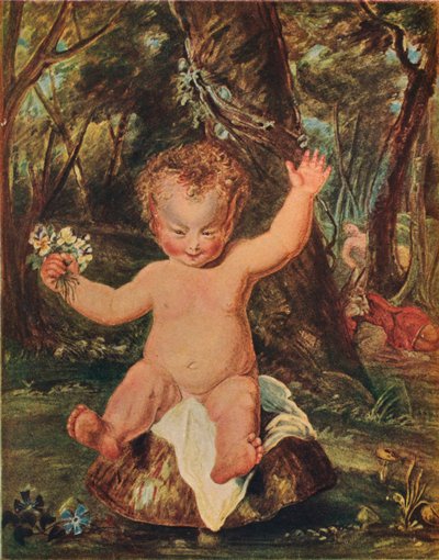 Puck, z akwarelowego rysunku Stoddarta, wg Reynolds, 1789, 1903 autorstwa Thomas Stothard